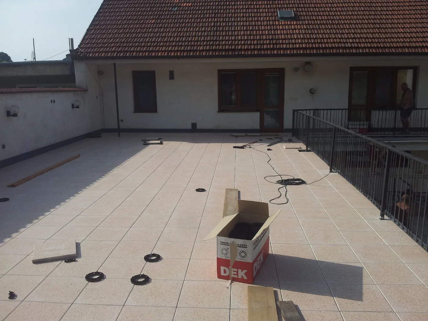 Dlažba na terčích — realizace TOP IZOL